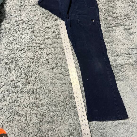 Vintage 1980s OP Ocean Pacific Wide Leg Corduroy Blue Pants Unisex Surfer - Picture 10 of 13